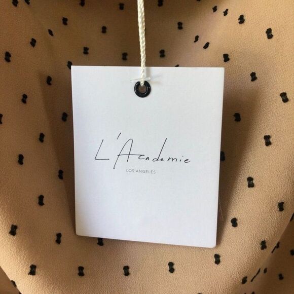 NWT L'Academie XXS Cold Shoulder Blouse - Picture 2 of 8